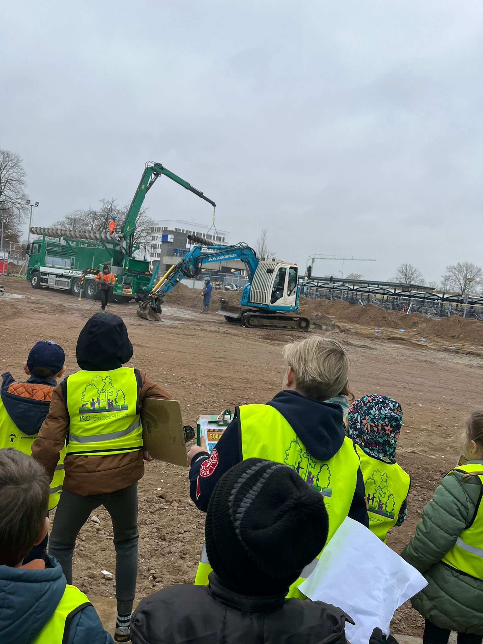 Bouwplaatsbezoek IKC Succesbos